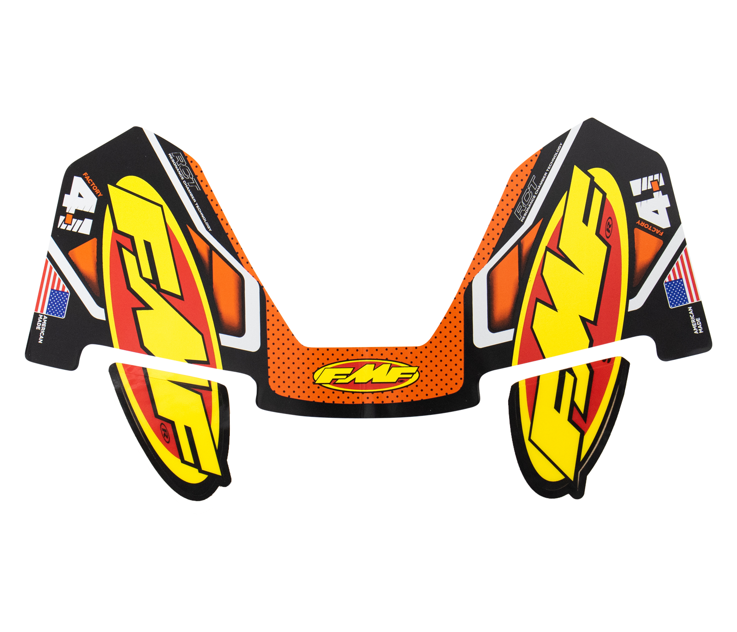 FMF 4.1 COLORWAYS 2020 LOGO KIT - ORANGE