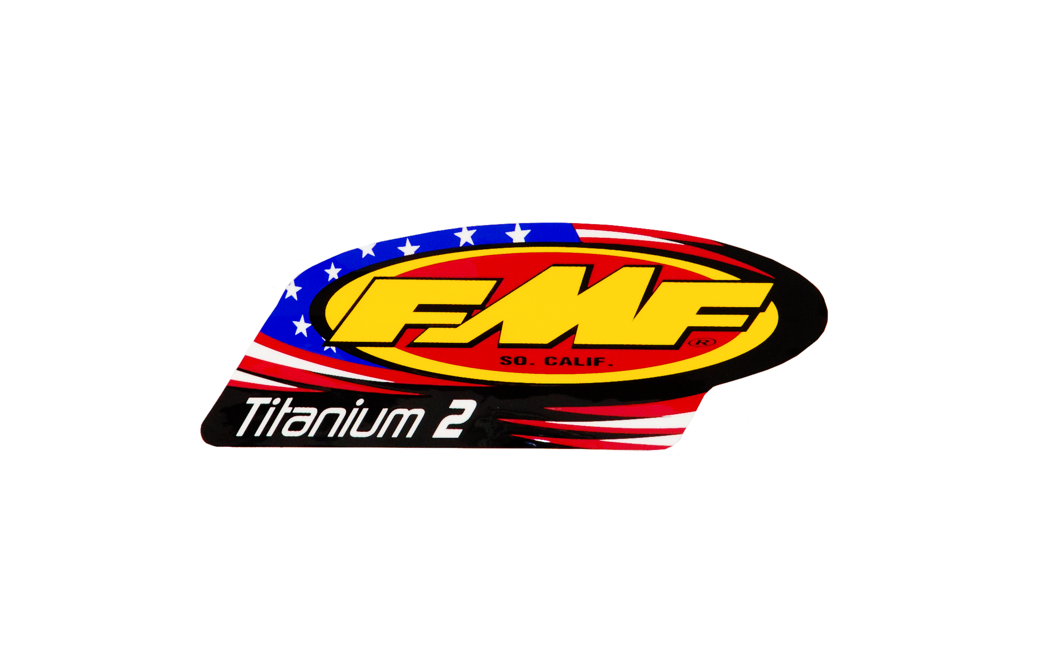 IPN-FMF TI 2 PATRIOTIC MYLAR (2 PACK) DECAL REPLACEMENT