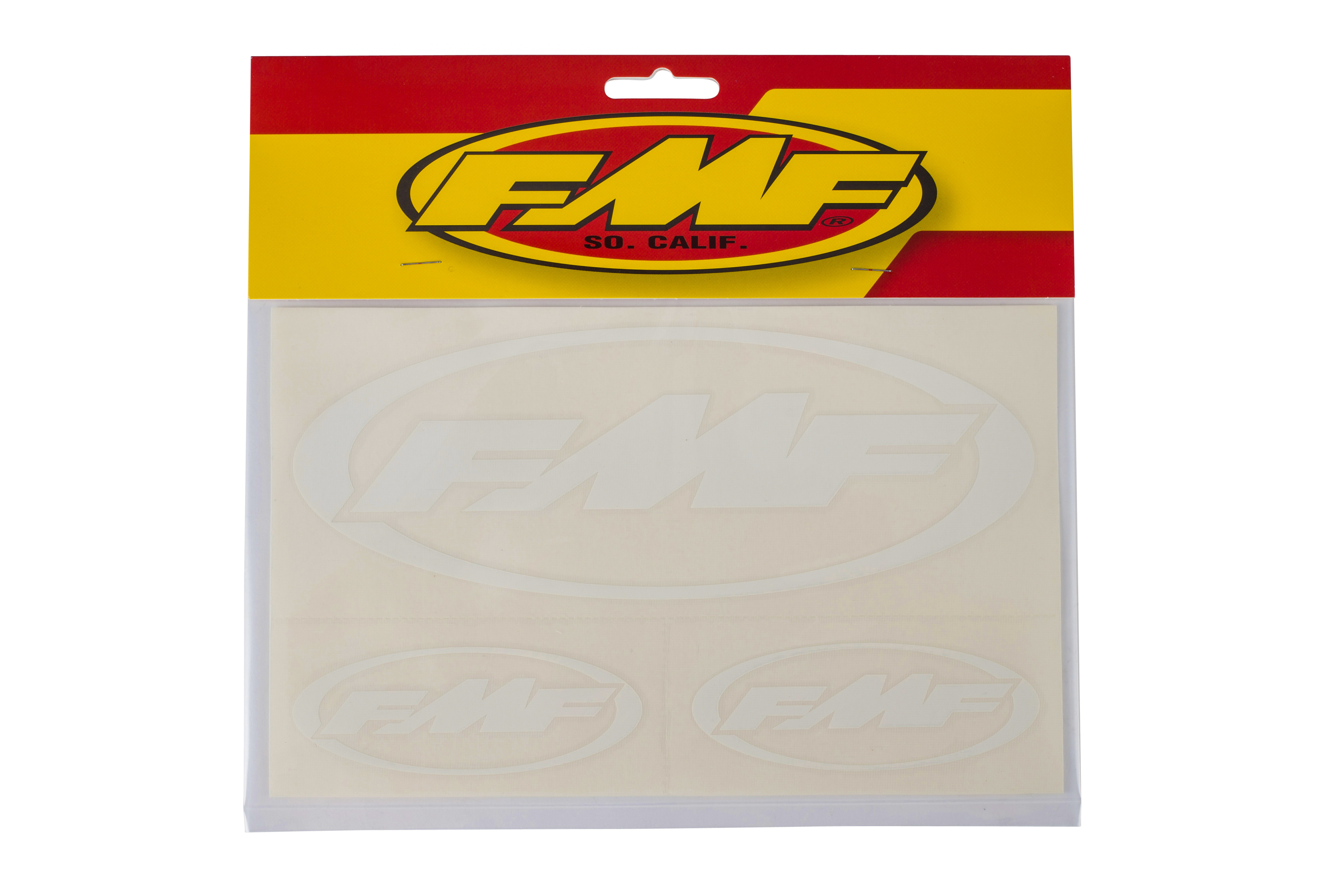 FMF DIE CUT STKR SHEET (WHITE) 5.875" x 9.5" (010598)